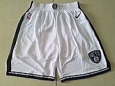 Nets White Nike Swingman Shorts(1),baseball caps,new era cap wholesale,wholesale hats